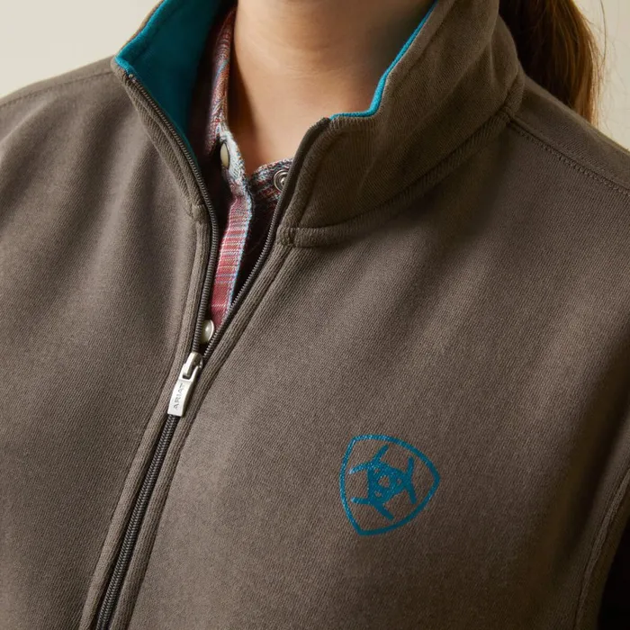 Logo 12 Zip Sweatshirt Banyan Bark Women Ariat Sweatshirts and Hoodies