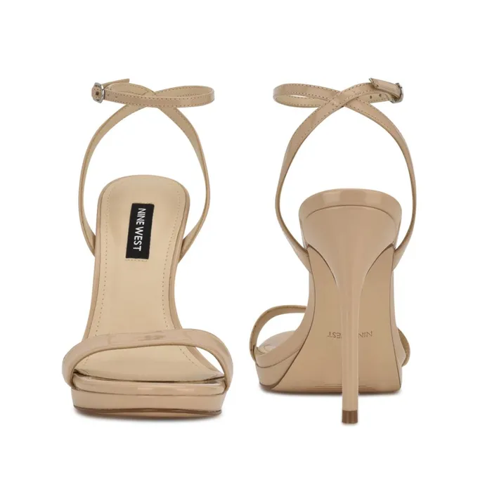 Loola Ankle Strap Sandals Light Latte Women Nine West Dress