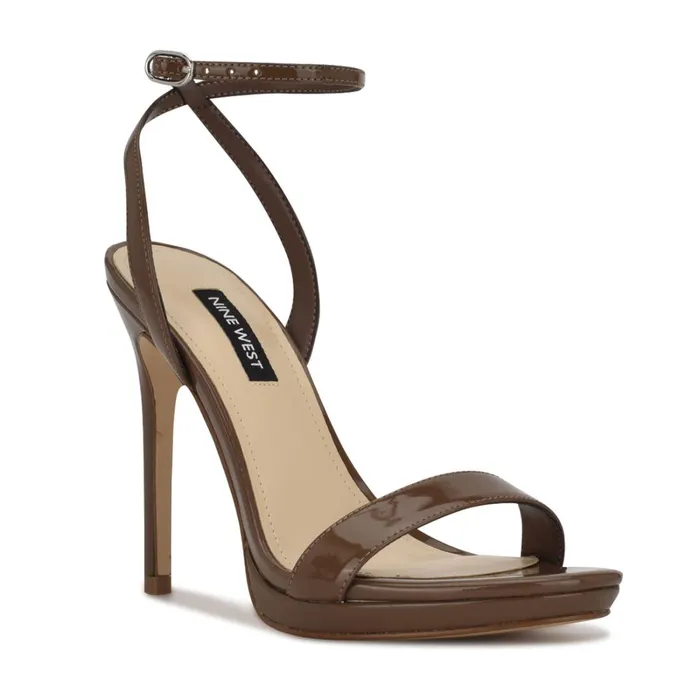 Loola Ankle Strap Sandals New Maple Women Nine West Dress