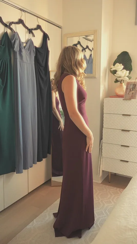 Loretta 4Way Stretch Crepe Gown 8211 Emerald Women Sachin and Babi Formal