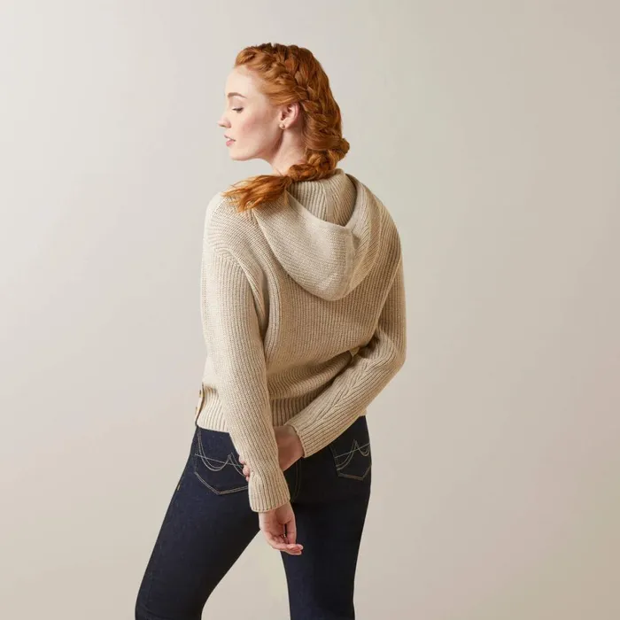 Los Altos Sweater Oatmeal Heather Women Ariat Sweaters and Cardigans Los Altos Sweater Oatmeal Heather Women Ariat Sweaters and Cardigans