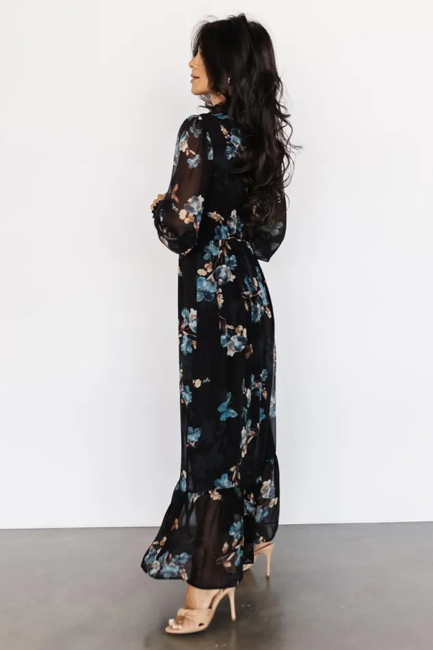 Luciana Maxi Dress Black Blue Women Baltic Born Mother Of The Bride Luciana Maxi Dress Black Blue Women Baltic Born Mother Of The Bride