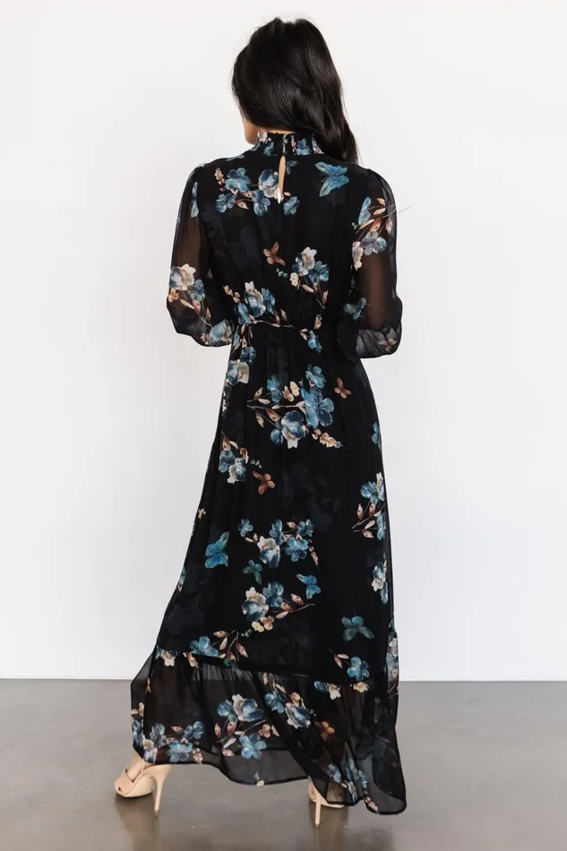 Luciana Maxi Dress Black Blue Women Baltic Born Mother Of The Bride Luciana Maxi Dress Black Blue Women Baltic Born Mother Of The Bride
