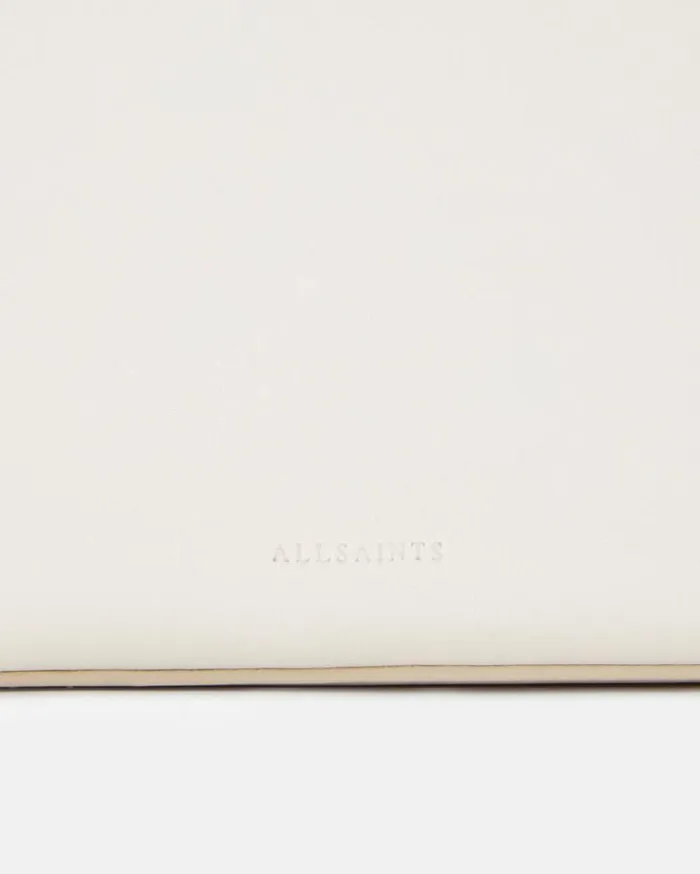 Lucile Leather Crossbody Bag Desert White Women AllSaints Accessories