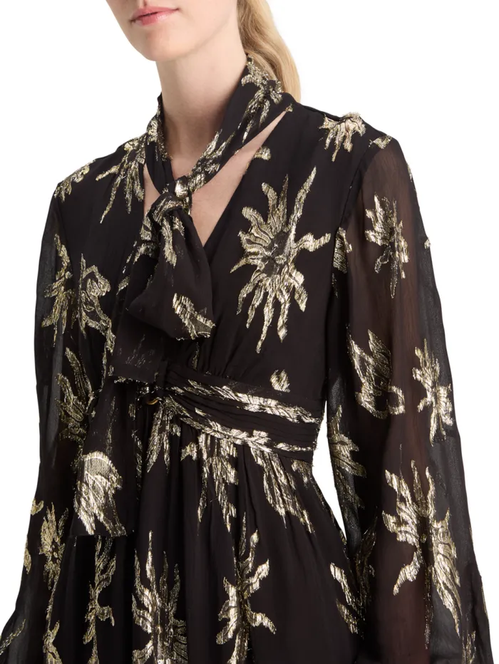LUREX FIL COUPE MAXI DRESS Mystic Sky Lurex Women Scotch and Soda Dresses and Jumpsuits LUREX FIL COUPE MAXI DRESS Mystic Sky Lurex Women Scotch and Soda Dresses and Jumpsuits