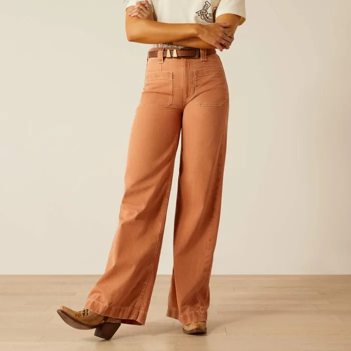 Lyla Trouser Coral Women Ariat Denim