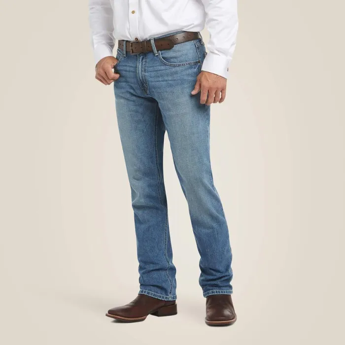 M4 Low Rise Stretch Legacy Stackable Straight Leg Jean Sawyer Men Ariat Denim