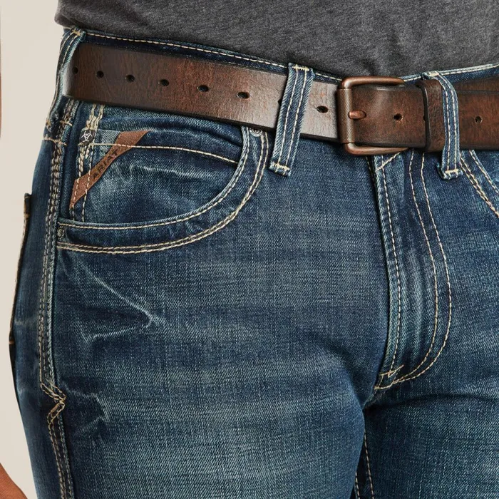 M5 Slim Boundary Stackable Straight Leg Jean Gulch Men Ariat Denim M5 Slim Boundary Stackable Straight Leg Jean Gulch Men Ariat Denim