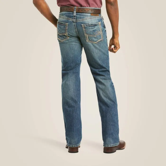 M5 Slim Gambler Stackable Straight Leg Jean Gambler Men Ariat Denim