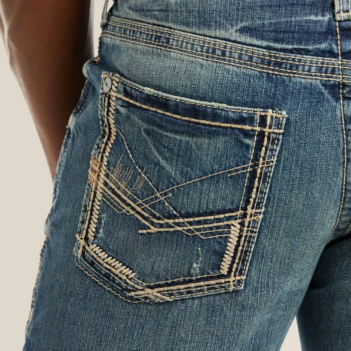 M5 Slim Gambler Stackable Straight Leg Jean Gambler Men Ariat Denim