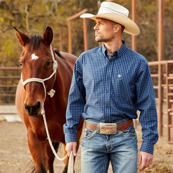 M5 Slim Gambler Stackable Straight Leg Jean Gambler Men Ariat Denim