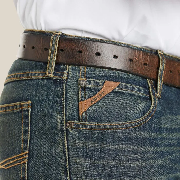 M5 Slim Legacy Stackable Straight Leg Jean Swagger Men Ariat Denim M5 Slim Legacy Stackable Straight Leg Jean Swagger Men Ariat Denim