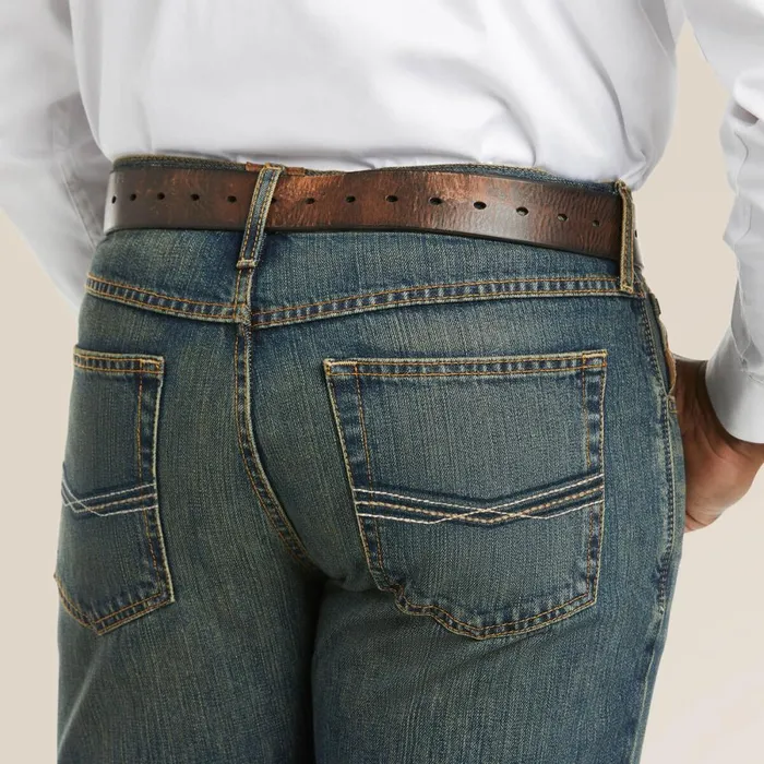 M5 Slim Legacy Stackable Straight Leg Jean Swagger Men Ariat Denim M5 Slim Legacy Stackable Straight Leg Jean Swagger Men Ariat Denim