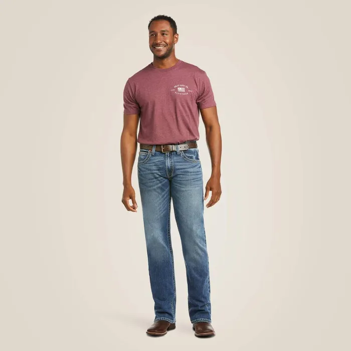 M5 Slim Stretch Stillwell Stackable Straight Leg Jean Fargo Men Ariat Denim