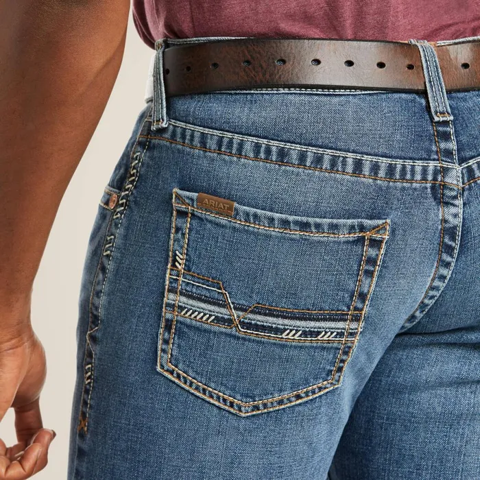 M5 Slim Stretch Stillwell Stackable Straight Leg Jean Fargo Men Ariat Denim