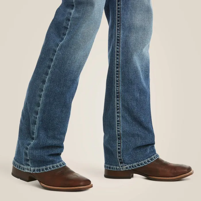 M5 Slim Stretch Stillwell Stackable Straight Leg Jean Fargo Men Ariat Denim