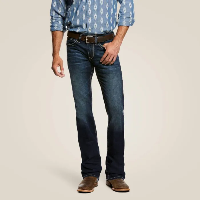 M7 Rocker Concord Stretch Stackable Straight Leg Jean Dodge Men Ariat Denim