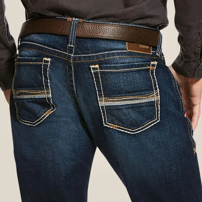 M7 Rocker Concord Stretch Stackable Straight Leg Jean Dodge Men Ariat Denim M7 Rocker Concord Stretch Stackable Straight Leg Jean Dodge Men Ariat Denim