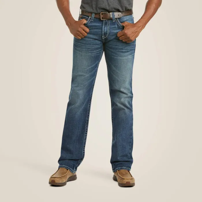 M7 Rocker Stretch Coltrane Stackable Straight Leg Jean Silverton Men Ariat Denim