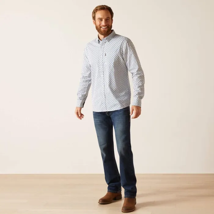 Mac Stretch Modern Fit Shirt White Men Ariat Button Down Shirts Mac Stretch Modern Fit Shirt White Men Ariat Button Down Shirts