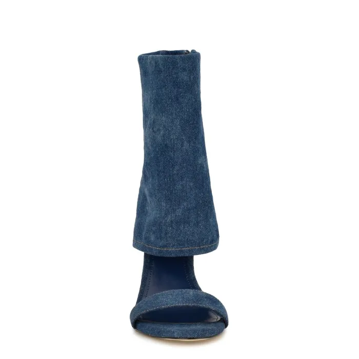 Macken Dress Booties Dark Blue Women Nine West Boots and Booties
