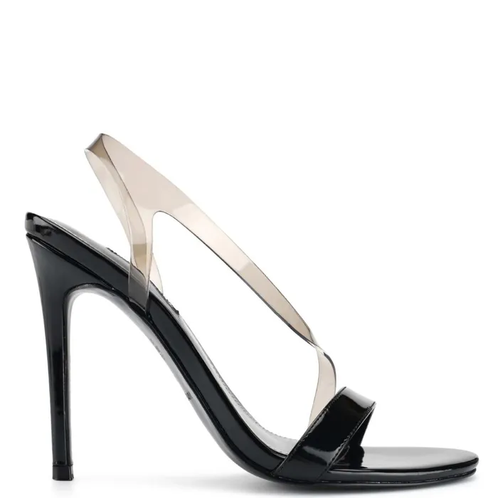 Magee Heeled Slingback Sandals Blacksmoke Women Nine West High Heels
