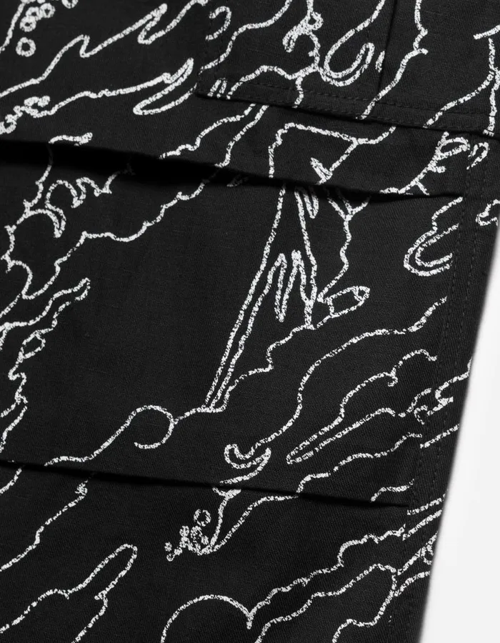 Maharishi Cargo Pants 5136 Maha Basquiat M65 Cargo Pants Black 8211 Men