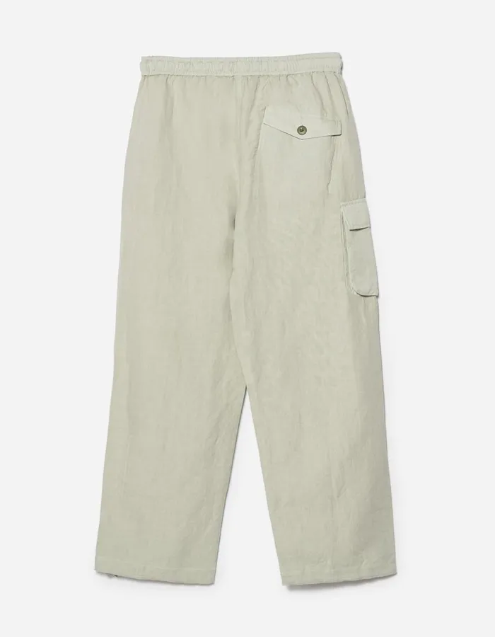 Maharishi Cargo Pants 5213 Hemp Asym Cargo Track Pants Sage 8211 Men