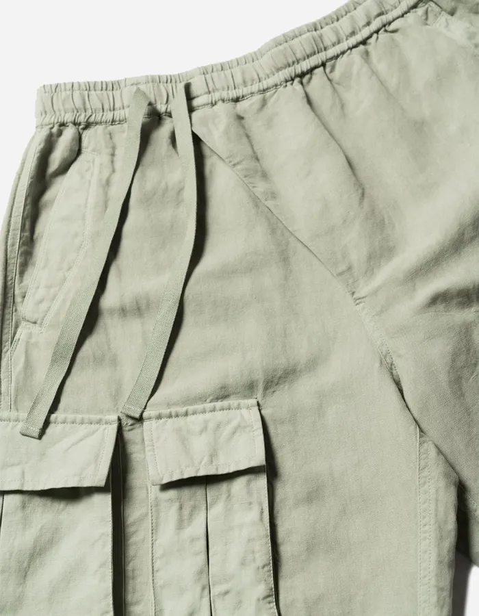 Maharishi Cargo Pants 5213 Hemp Asym Cargo Track Pants Sage 8211 Men