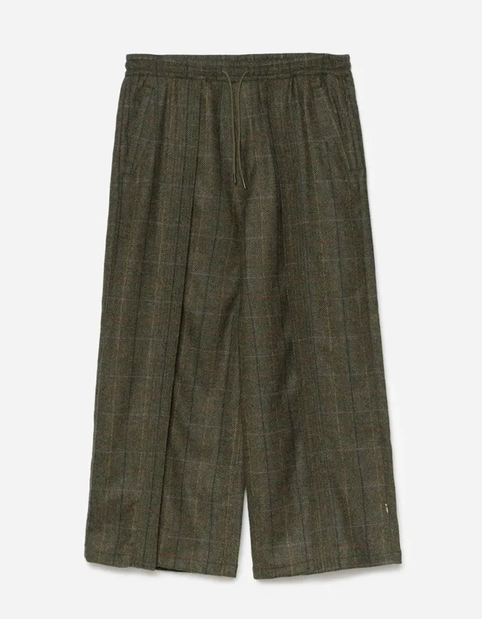 Maharishi Hakama Pants 5334 Wool Hakama Track Pants Olive 8211 Men