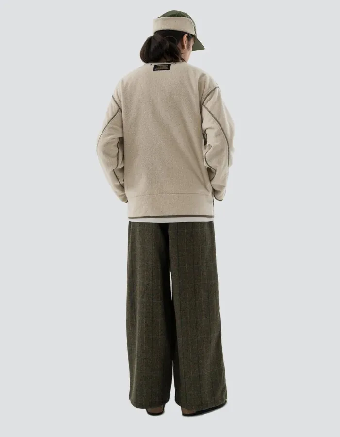 Maharishi Hakama Pants 5334 Wool Hakama Track Pants Olive 8211 Men