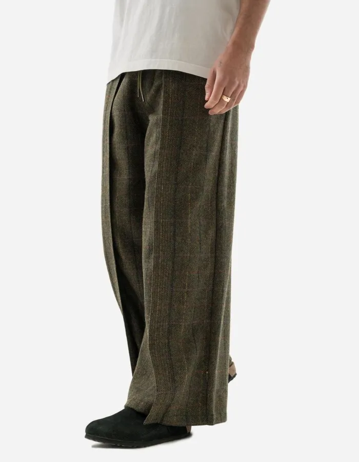 Maharishi Hakama Pants 5334 Wool Hakama Track Pants Olive 8211 Men