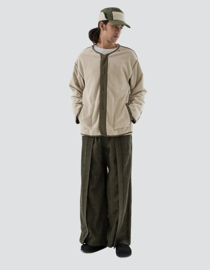 Maharishi Hakama Pants 5334 Wool Hakama Track Pants Olive 8211 Men