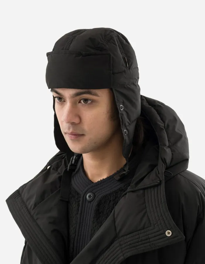 Maharishi Hats 1383 Padded Aviator Hat Black 8211 Men