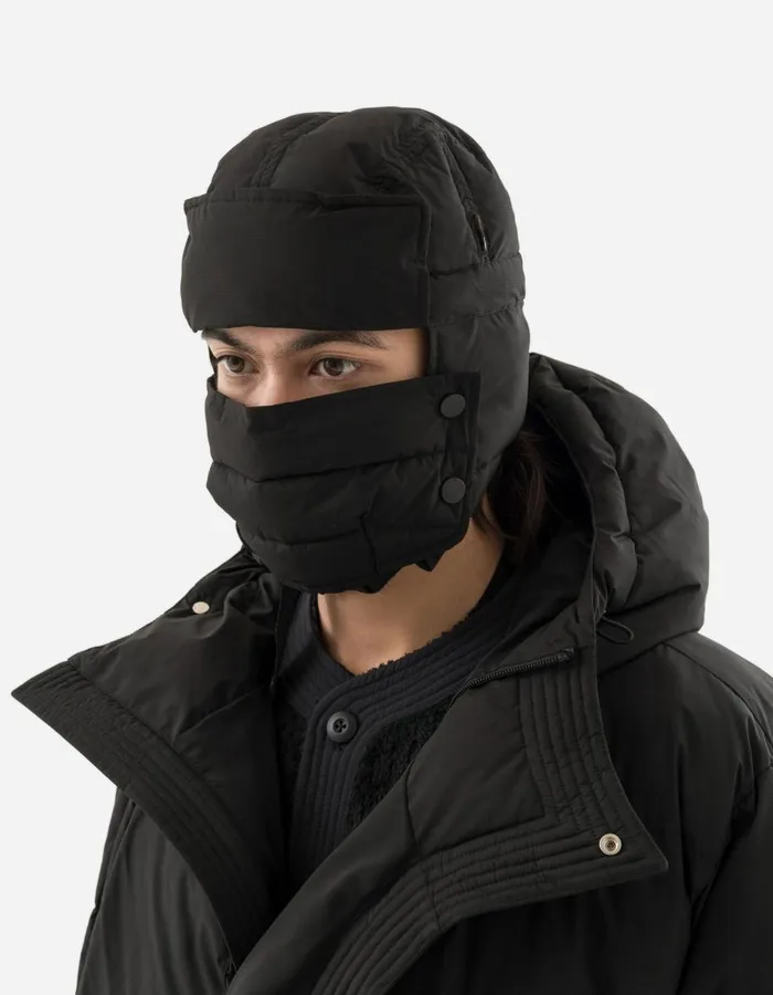 Maharishi Hats 1383 Padded Aviator Hat Black 8211 Men