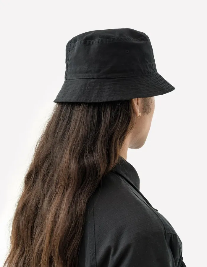 Maharishi Hats 5227 Reversible Contour Bucket Hat BlackSubdued Night 8211 Men