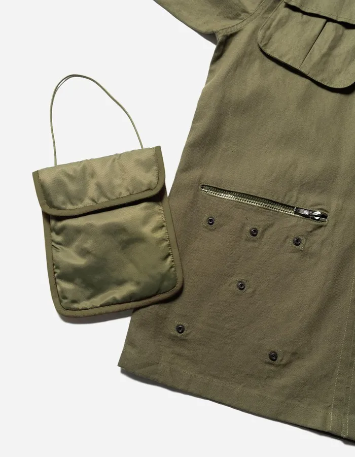 Maharishi Long Sleeve Shirts 5200 Hemp Jungle Utility Jacket Olive OG107F 8211 Men