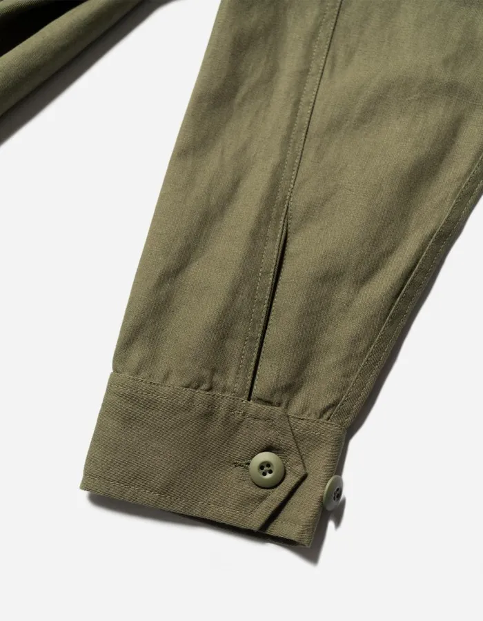 Maharishi Long Sleeve Shirts 5200 Hemp Jungle Utility Jacket Olive OG107F 8211 Men