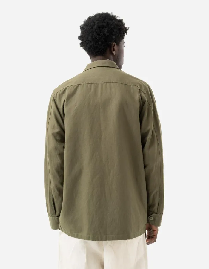 Maharishi Long Sleeve Shirts 5200 Hemp Jungle Utility Jacket Olive OG107F 8211 Men