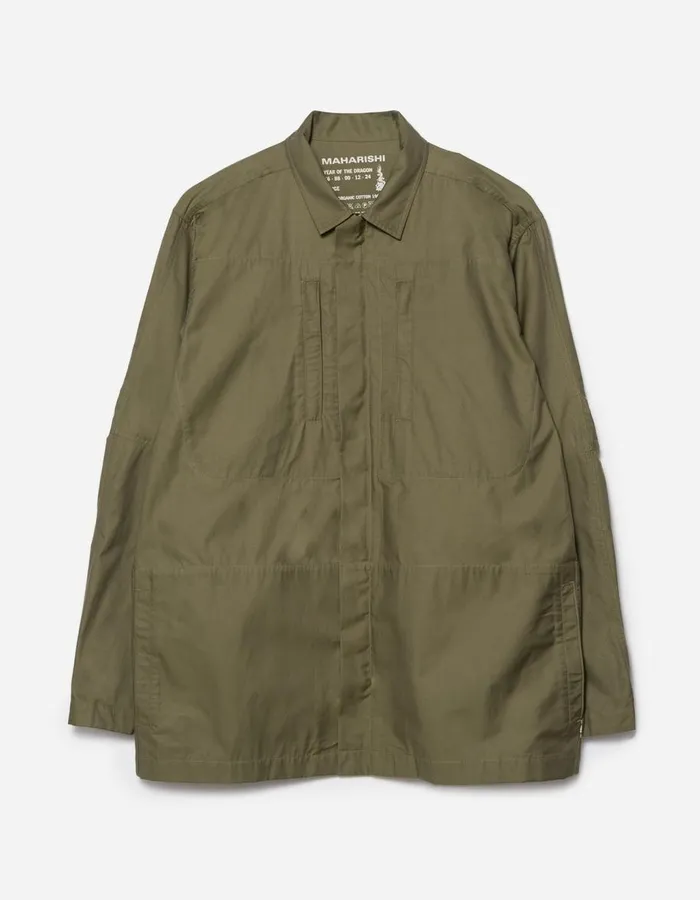 Maharishi Long Sleeve Shirts 5219 Maha Trek Shirt Olive 8211 Men