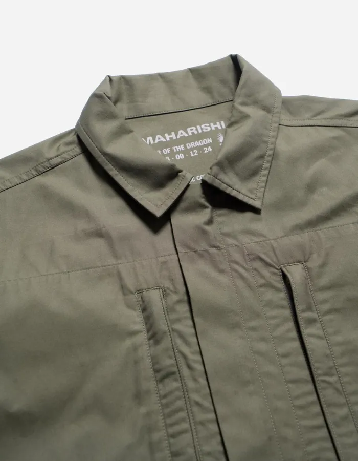 Maharishi Long Sleeve Shirts 5219 Maha Trek Shirt Olive 8211 Men