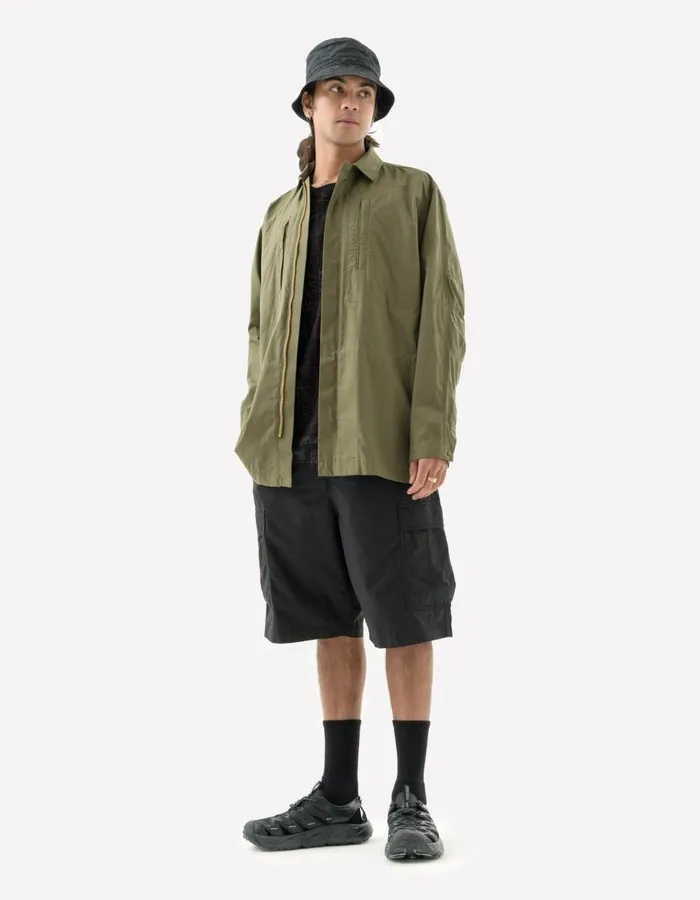 Maharishi Long Sleeve Shirts 5219 Maha Trek Shirt Olive 8211 Men