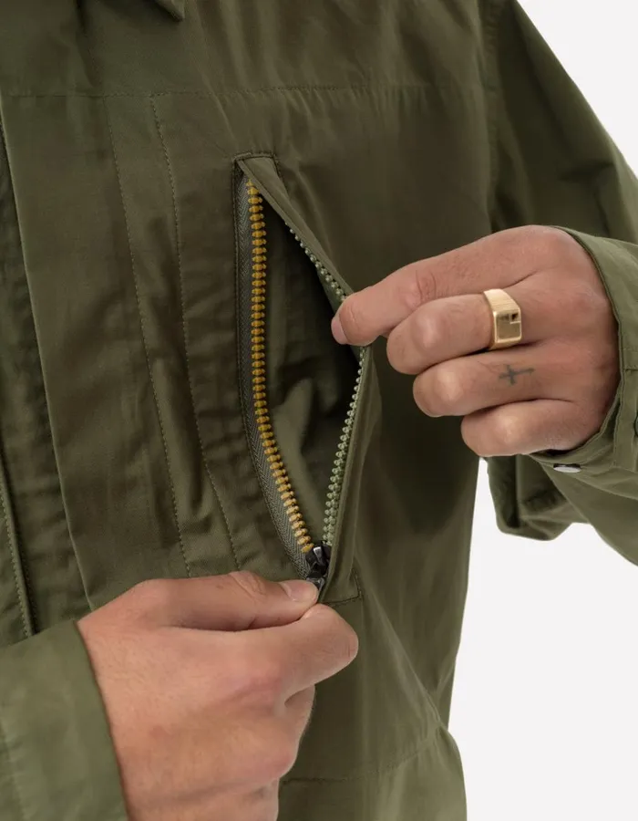 Maharishi Long Sleeve Shirts 5219 Maha Trek Shirt Olive 8211 Men