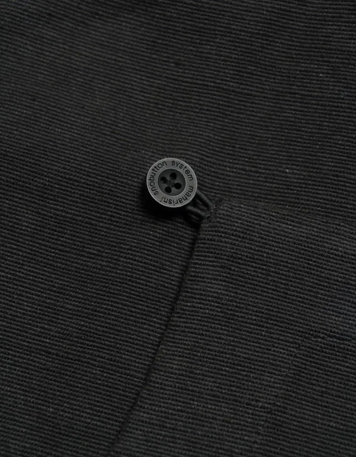 Maharishi Long Sleeve Shirts 5330 Asym Monk Shirt Black 8211 Men