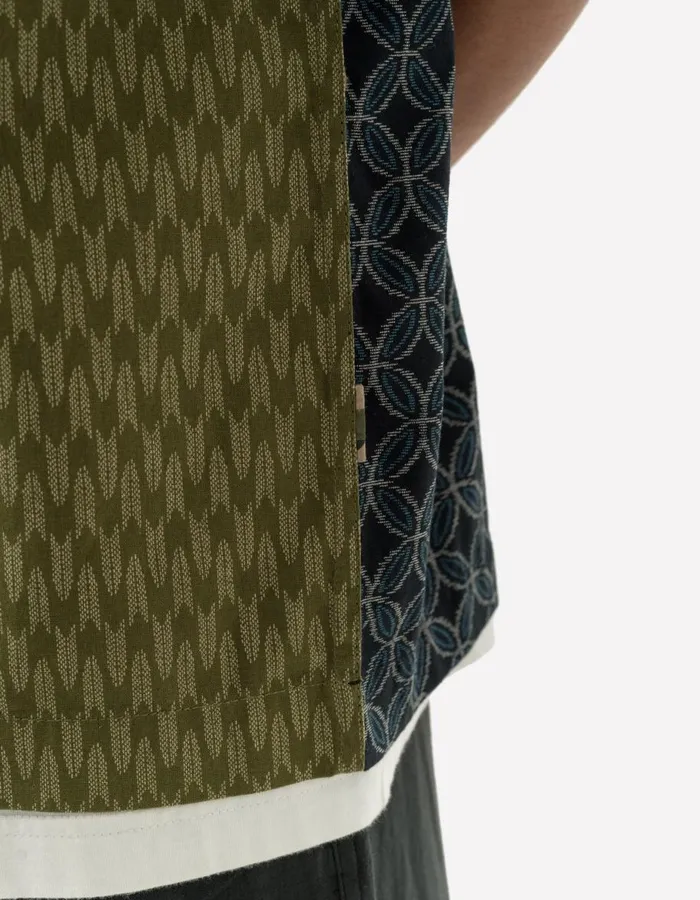 Maharishi Short Sleeve Shirts 5205 Wagara Camp Collar Shirt Multi 8211 Men