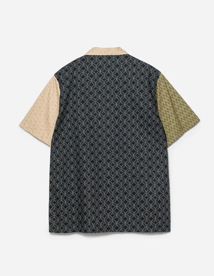 Maharishi Short Sleeve Shirts 5205 Wagara Camp Collar Shirt Multi 8211 Men
