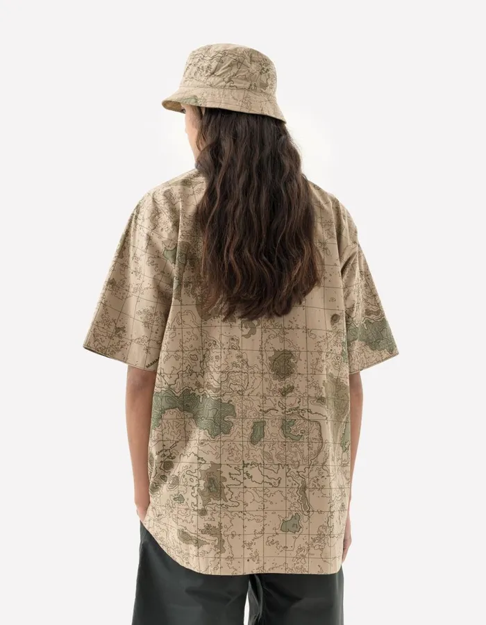 Maharishi Short Sleeve Shirts 5226 Contour Trek Shirt Desert 8211 Men