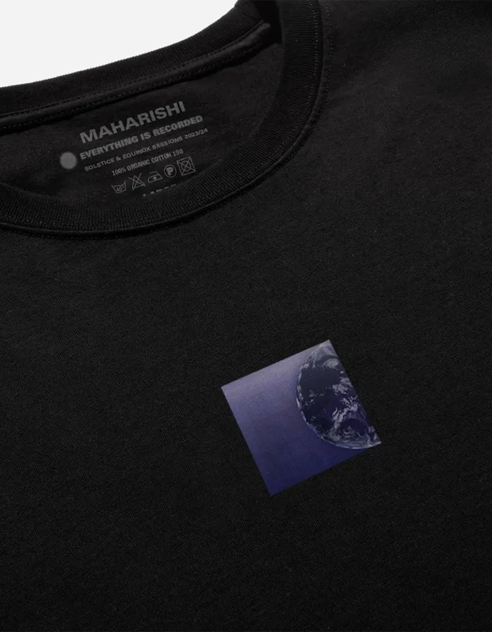 Maharishi Short Sleeve TShirts 1314 Autumn Equinox TShirt Black 8211 Men