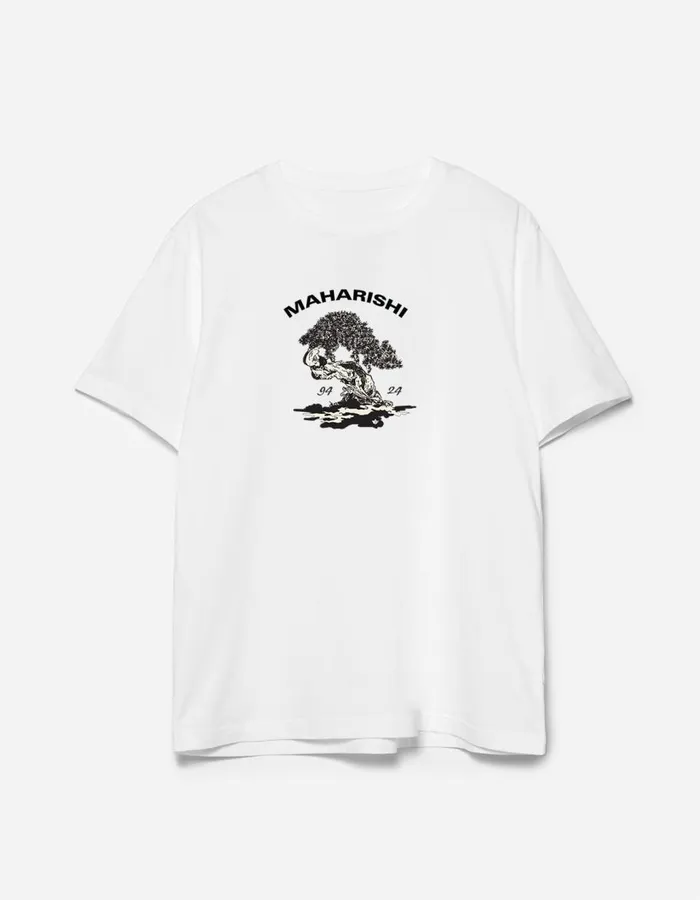 Maharishi Short Sleeve TShirts 1353 Maharishi Bonsai TShirt White 8211 Men