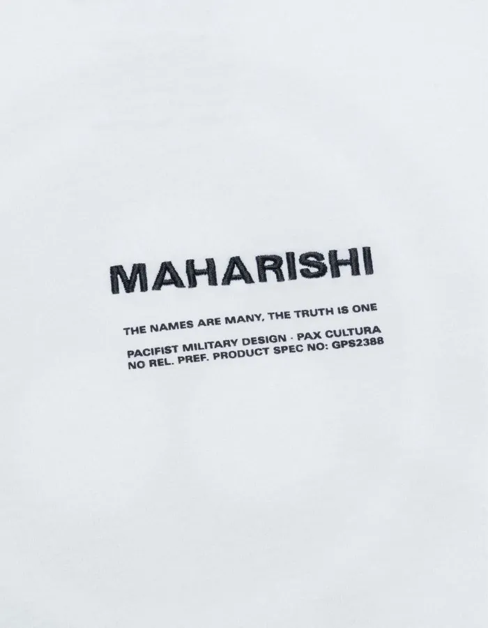 Maharishi Short Sleeve TShirts 1388 Maharishi Pax Cultura TShirt White 8211 Men